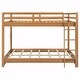 preview thumbnail 18 of 20, Wood Queen Size Bunk Bed with Ladder for Space-Saving and Easy Access