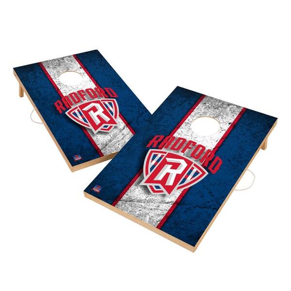 slide 2 of 5, Vintage Radford University Highlanders Regulation 2x4 Cornhole Set
