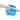 12 Piece Premium Plastic Blue Shower Curtain Hooks Rings Round 2.3" Inches