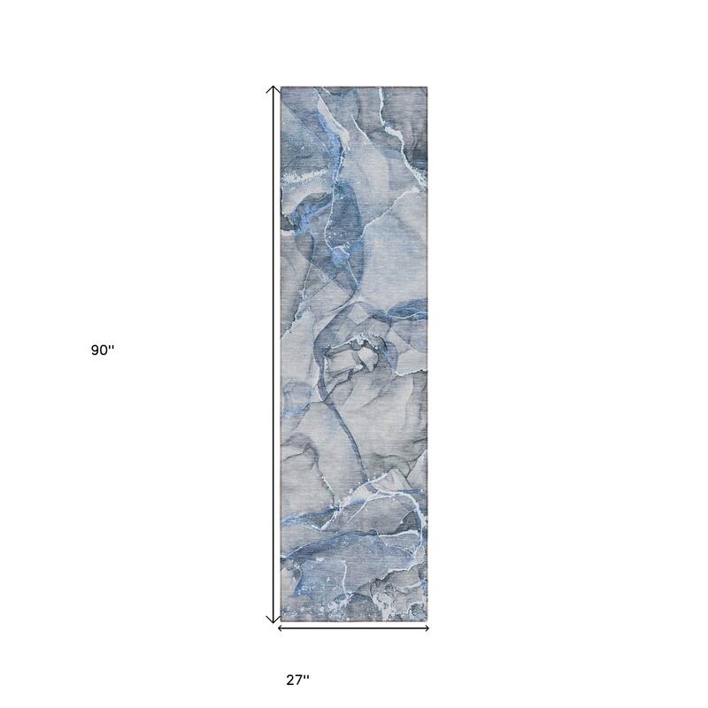 Alto Modern Art-Inspired Weather Resistant Blended Style Outdoor Rug