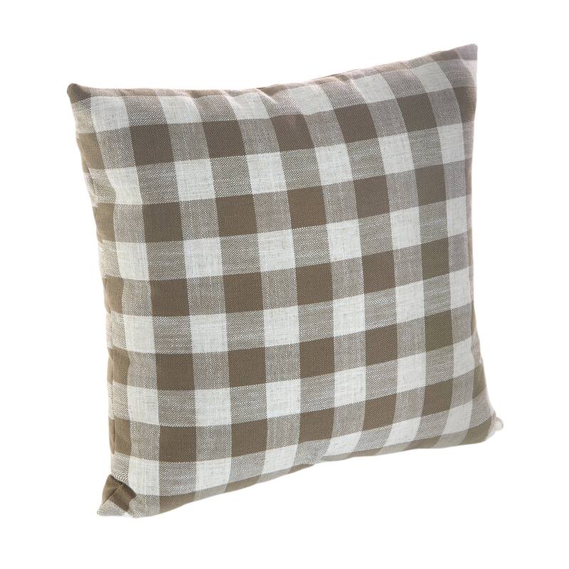 Klear Vu Liza Check Decorative Throw Pillows