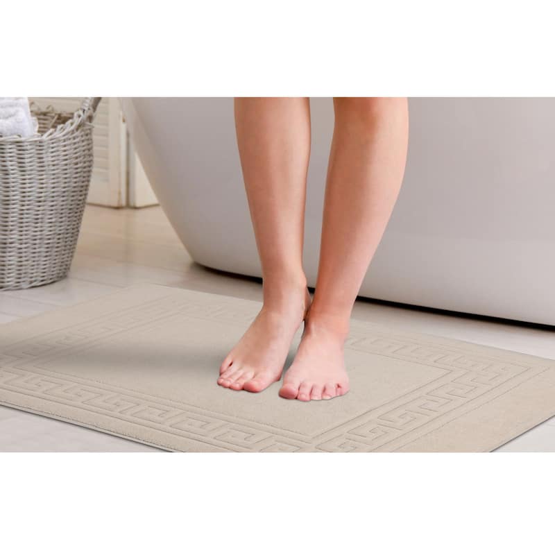 Superior Plush & Absorbent 900 GSM Cotton Bath Mat - (Set of 2)