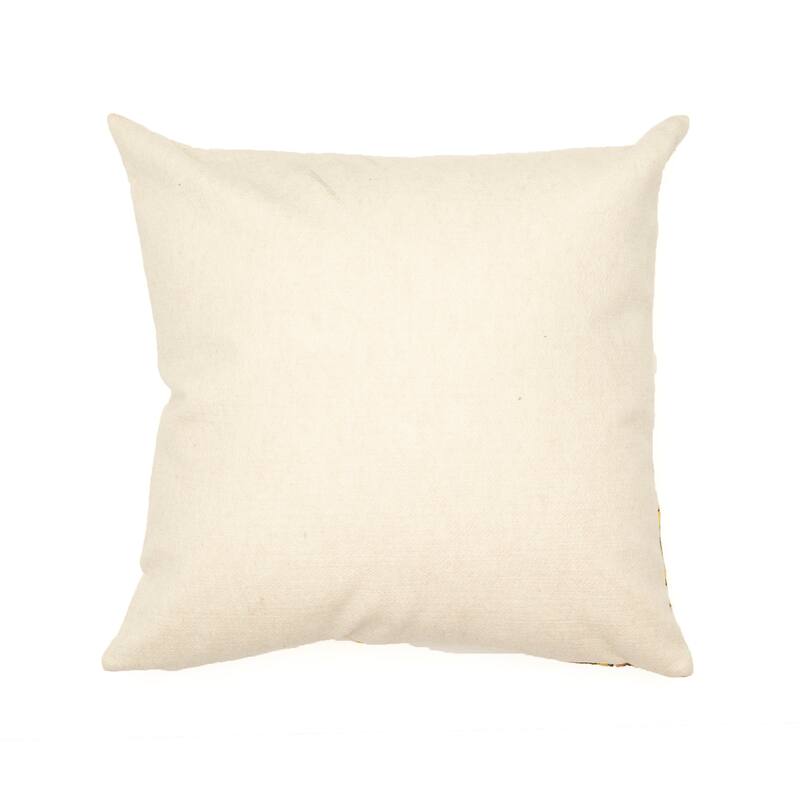 Liora Manne Visions III Sunflower Indoor/Outdoor Pillow Yellow 20" Square