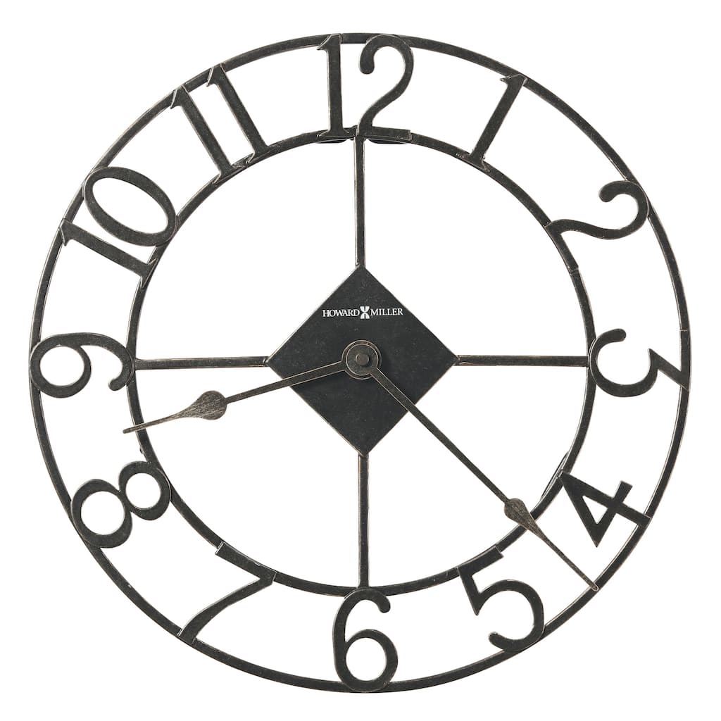 Howard Miller Lindsay Metal Wall Clock