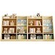 preview thumbnail 9 of 8, Kids Sling Book Rack & Toy Storage Organizer with Shelf,Wood