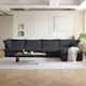 L Shape Modular Sectional Sofa 5 Seats with Chaise Ottoman - Bed Bath ...