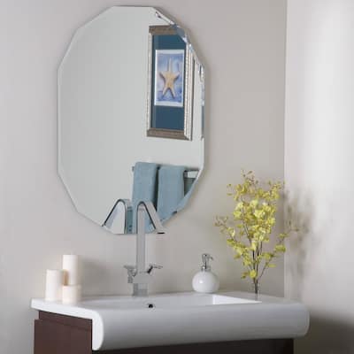 Frameless Diamond Wall Mirror