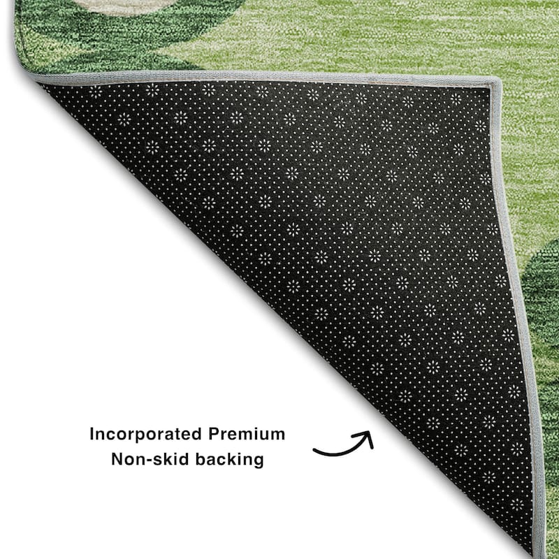 Premium Washable Super Soft Ornate Scroll Mayfield Rug