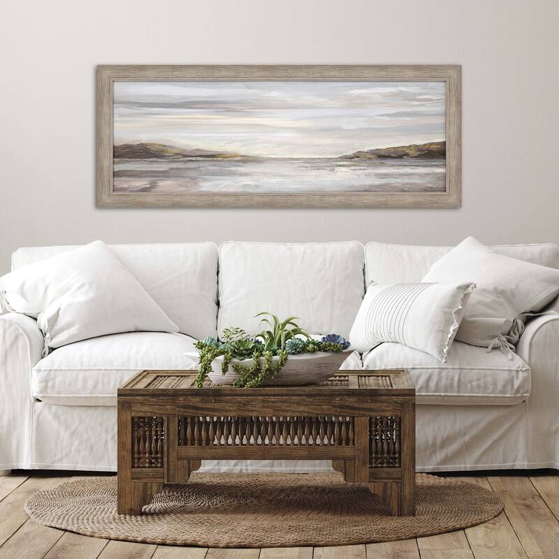 Nolton Haven Framed Art Giclee Under Glass - Grey