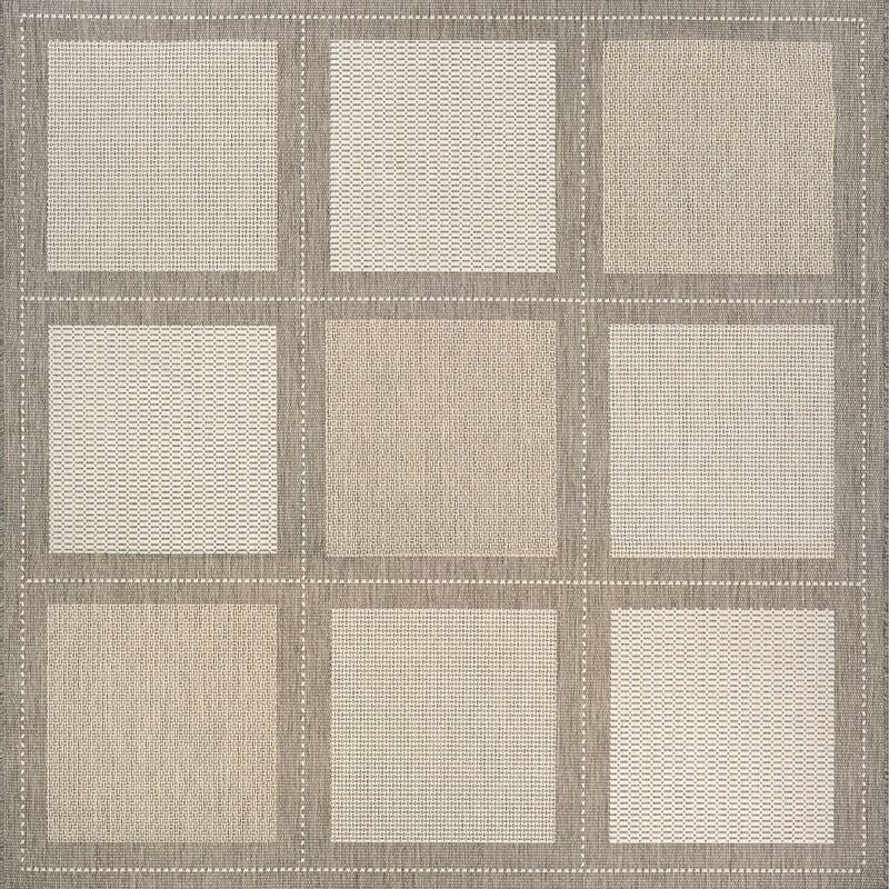 Dream Decor Rugs Pergola Checkers Indoor Outdoor Area Rug