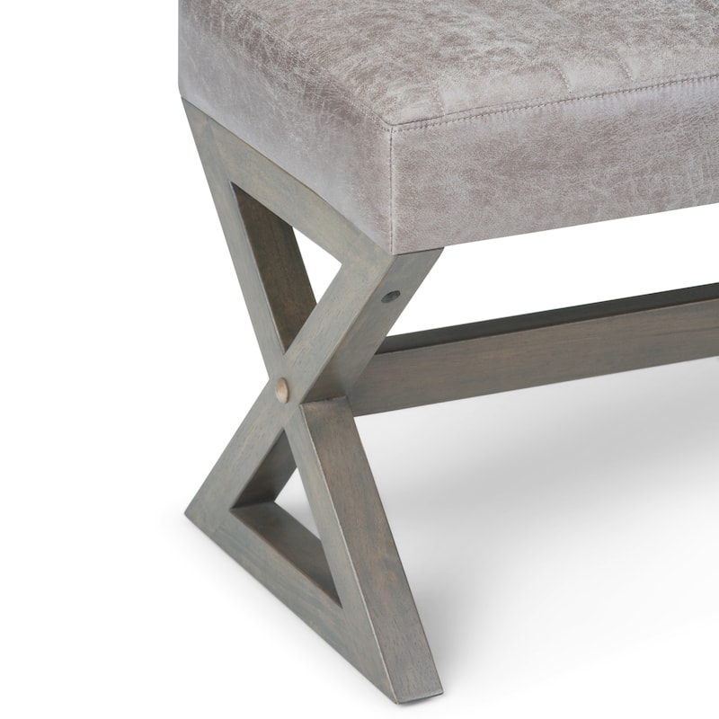 WYNDENHALL David 48 inch Wide Contemporary Rectangle Ottoman Bench