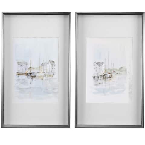 Uttermost New England Port Framed Prints (Set of 2)