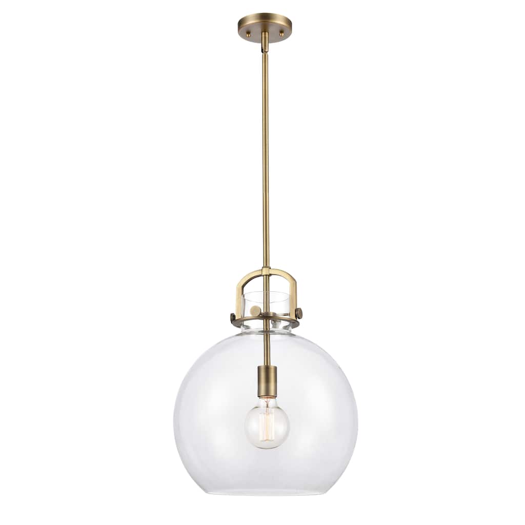 Innovations Lighting Newton Sphere - 1 Light 14" Stem Hung Pendant