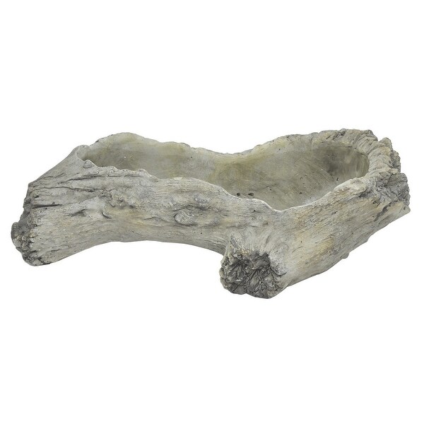 Three Hands 46752 Planter-Driftwood Look - 4 X 14 X 6 inches