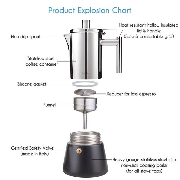 stainless steel wine glasses GSI Outdoors Glacier Stainless Nesting Wine Glass main image 1