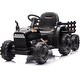 preview thumbnail 4 of 3, Ride on Tractor with Trailer& Remote Control,24V Battery Powered Electric Toy, 200WX2Motor 1.86-4.97MPH,Safety Belt(Black)
