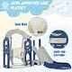 preview thumbnail 63 of 65, 5 in 1 Toddler Slide and Swing Set - Indoor & Outdoor Kids Playground Climber with Telescope - 71.6'' L x 56.3'' W x 45.2'' H