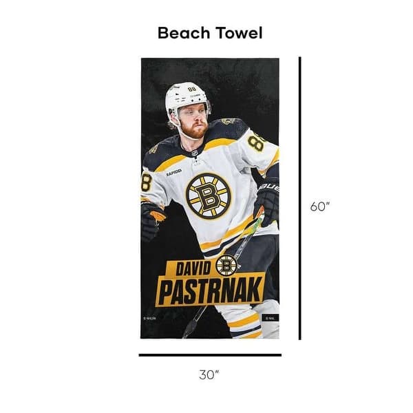 dimension image slide 4 of 12, NHL Player Beach Towel