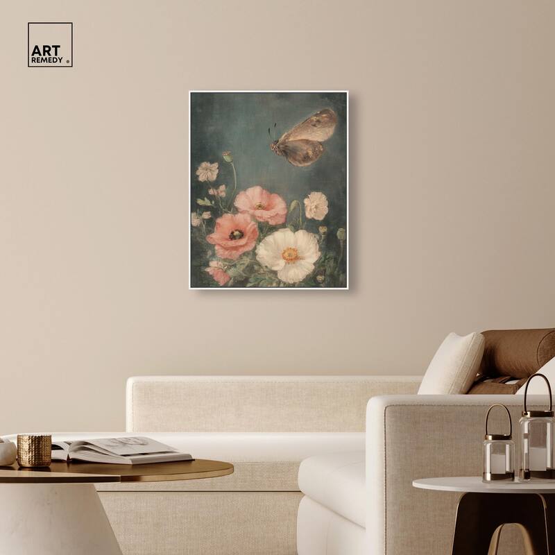 Shadowed Flutter II Canvas by Art Remedy