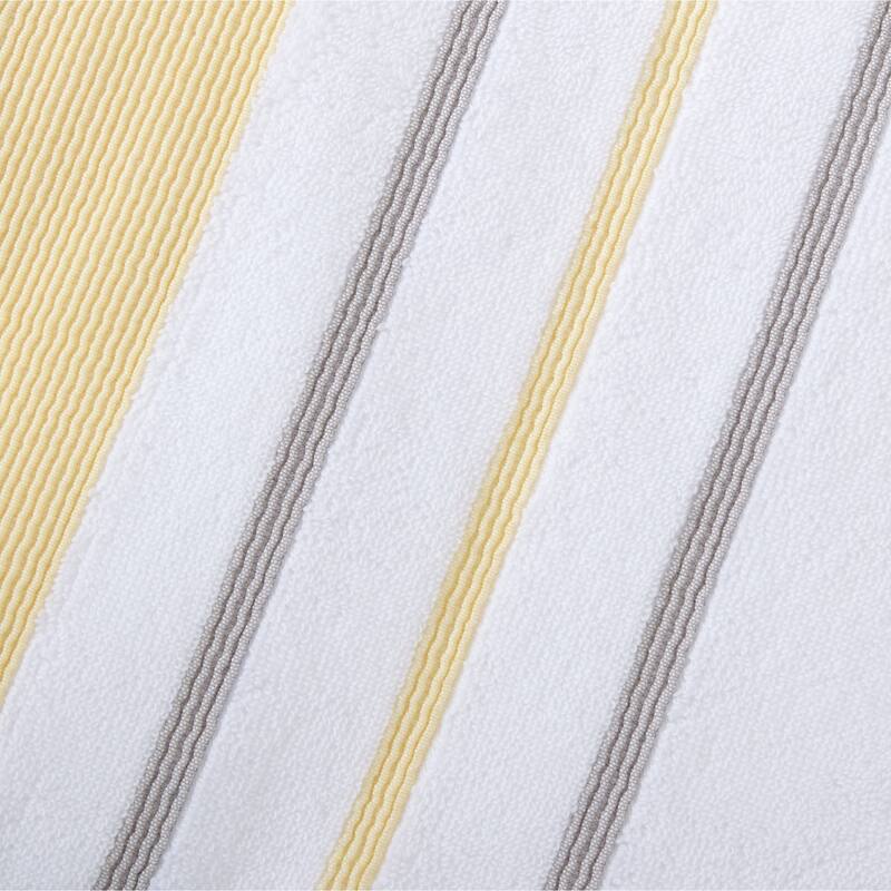 Luxurious Cotton Decorative Stripe Towel Set