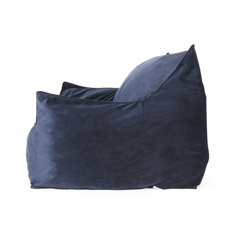 2-Seater Oversized Bean Bag Chair with Armrests With Velvet ,Softness And Comfort