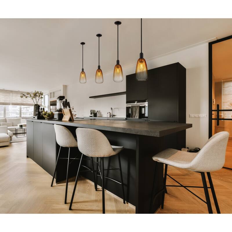 Innovations Lighting Downtown Urban - Brookhaven Almond - 1 Light 6" Stem Hung Mini Pendant