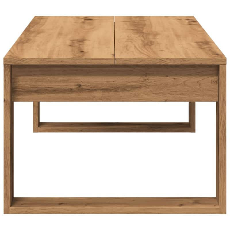 vidaXL Coffee Table Artisan Oak Engineered Wood Medium Durable