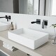 preview thumbnail 12 of 16, VIGO Atticus 5" H Single Handle Wall Mount Bathroom Faucet