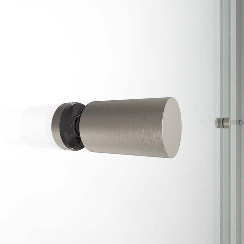 Elegant 60" W x 72" H Double Sliding Shower Doors Black or Brushed Nickel or Chrome finish - 60'' x 72''