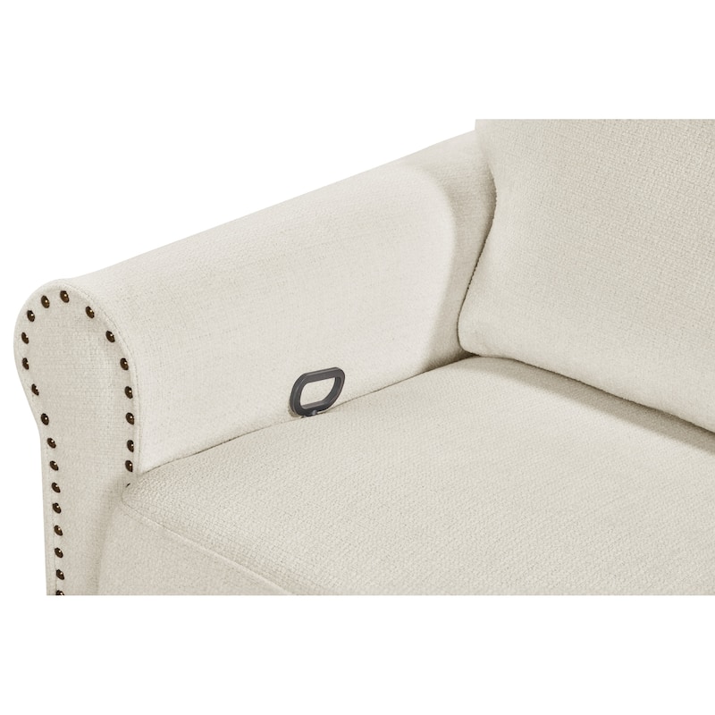 Heido 360 Degree Swivel Glider Manual Recliner Leisure Sofa Chair