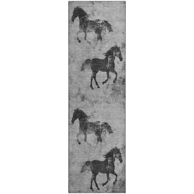 Premium Washable Super Two Horses Mayfield Rug