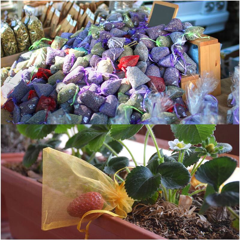 50pcs Organza Bags Drawstring Favor Pouches Sheer Mesh Bag for Wedding