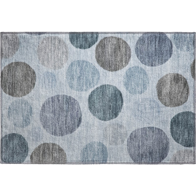 Premium Washable Super Soft Modern Bubbles Mayfield Rug