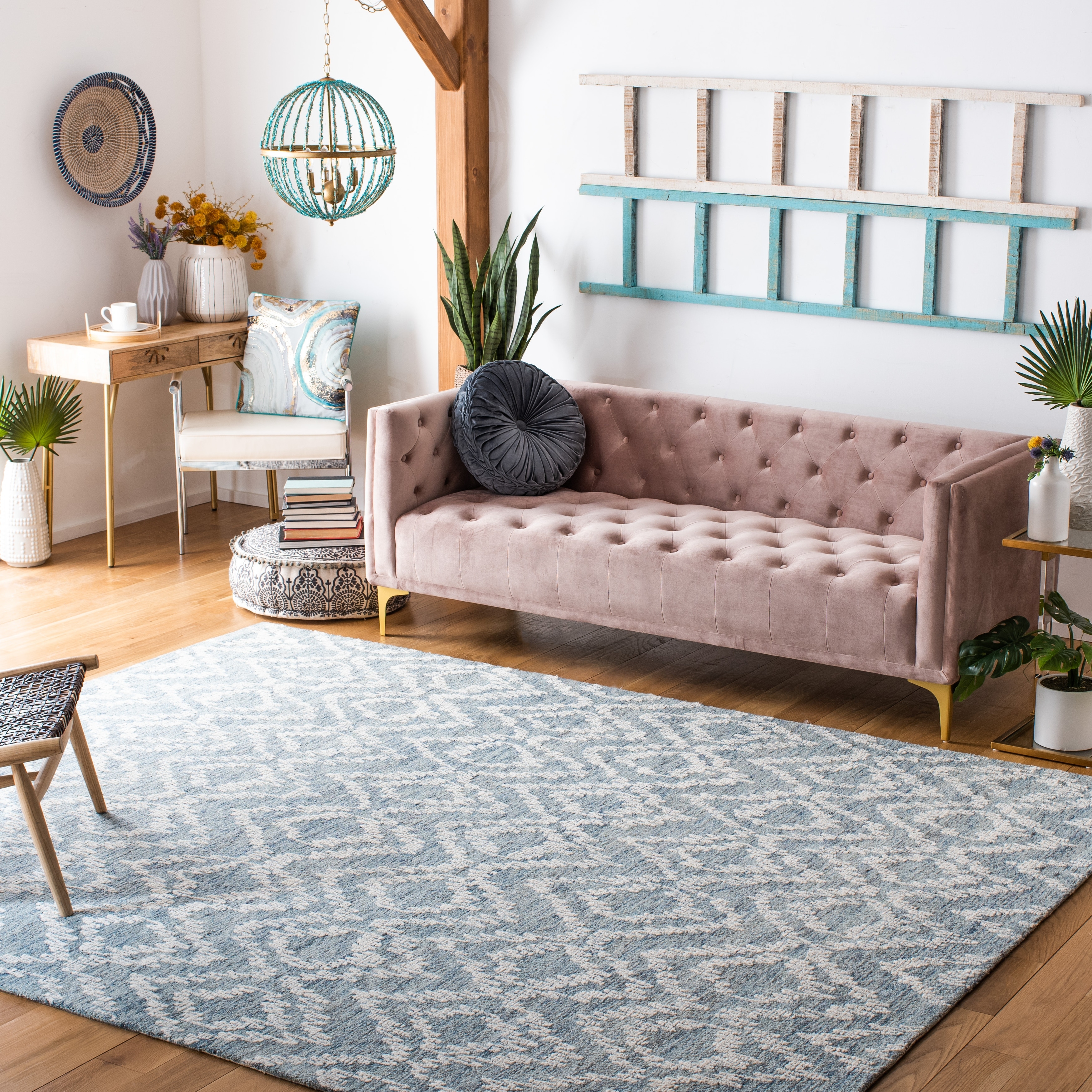 SAFAVIEH Handmade Metro Balbine French Country Wool Rug