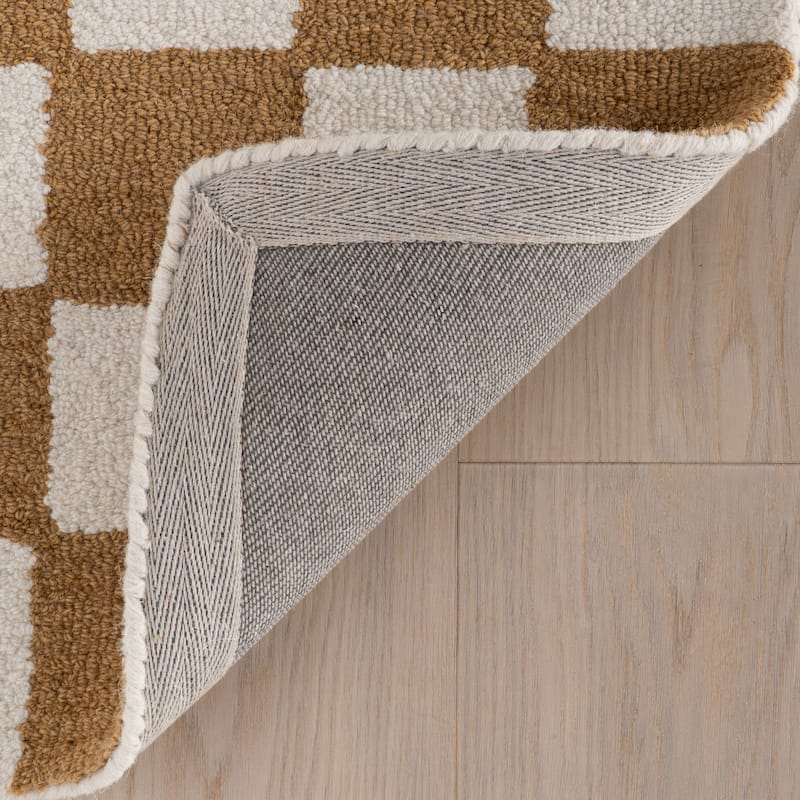 Nuloom Quinarae Checkered Wool-Blend Rug