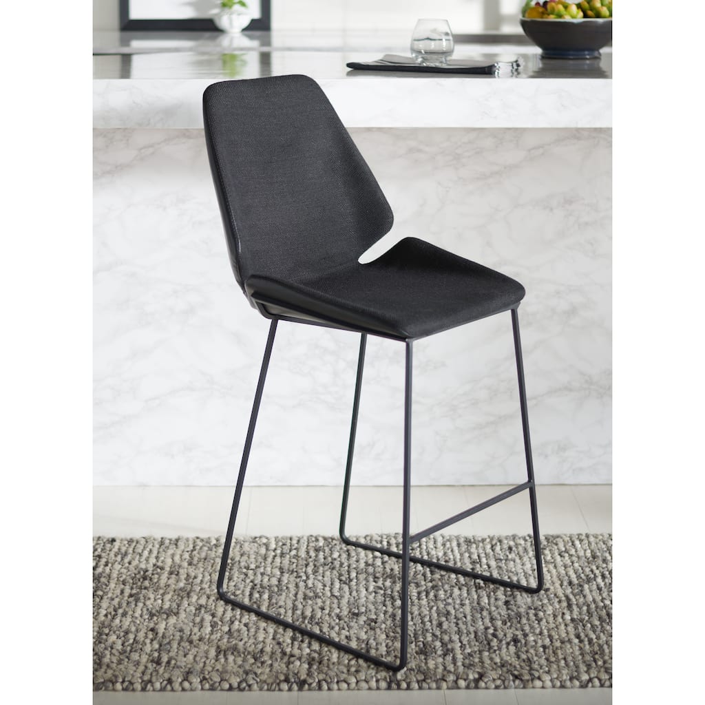 SAFAVIEH Kristlaug Modern 26-inch Counter Stool - 19.8" W x 22" L x 40" H - 20Wx22Dx40H