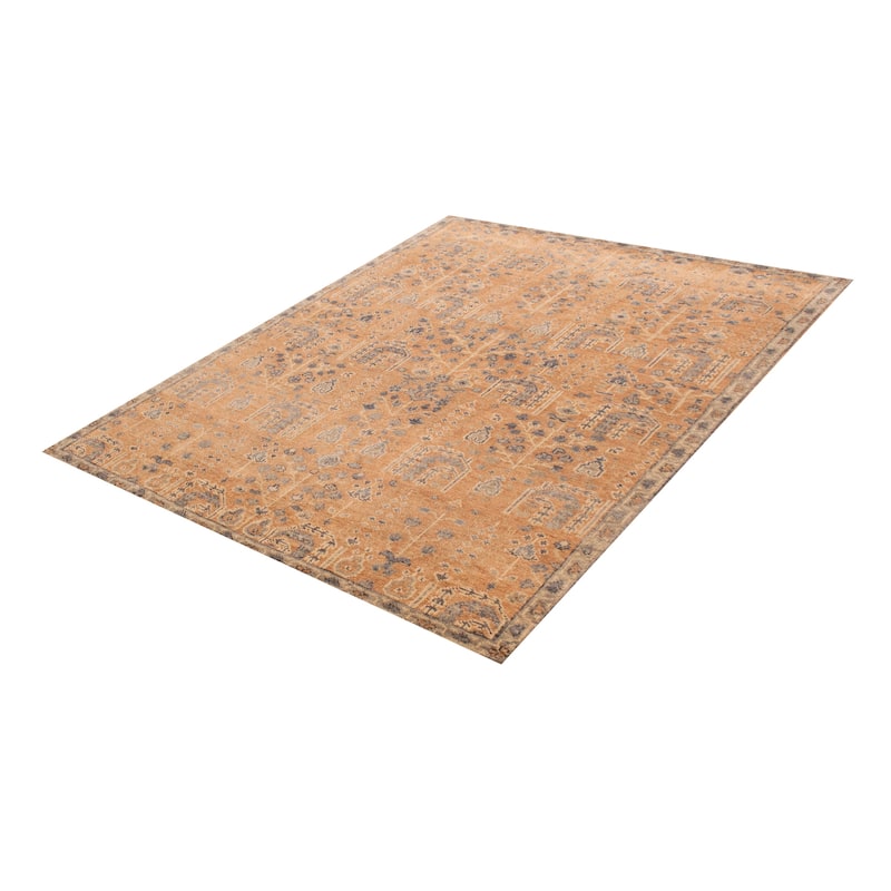ECARPETGALLERY Hand-knotted Jules Serapi Brown Wool Rug - 7'10 x 9'9
