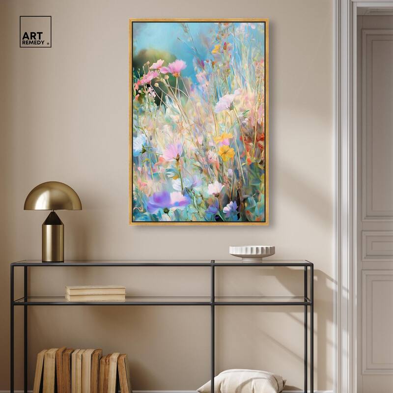 Cosmos Cascade Canvas by Art Remedy