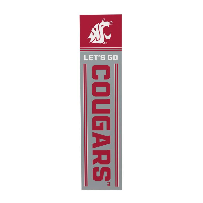 47" Double Sided Seasonal Porch Leaner, Washington State University - 47" x 11.25"