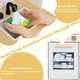 preview thumbnail 8 of 18, Gymax Kids Play Kitchen w/2 Stoves Rotation Knobs Faucet Sink