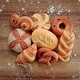 preview thumbnail 3 of 5, Yellow Door Sensory Play Stones, Breads of the World - Multi