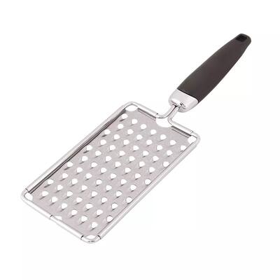 Home Plastic Handle Vegetable Cheese Grater Zester Kitchen Slicers Silver Tone