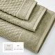 preview thumbnail 199 of 197, Linery & Co. Cotton Diamond Waffle Texture Bath Towels