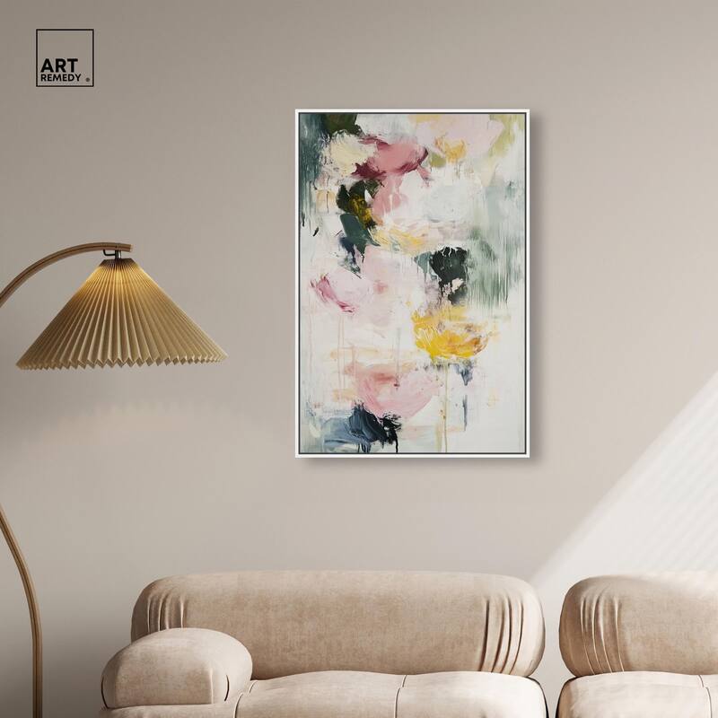 Dripping Colors II Canvas by Art Remedy