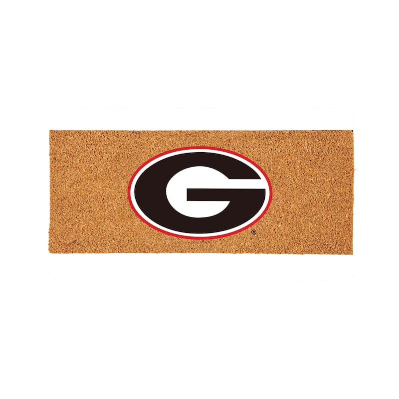 University of Georgia Full Color Indoor/Outdoor Coir Mat