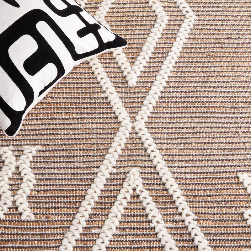 SAFAVIEH Handmade Flatweave Natural Fiber Prudencia Jute & Wool