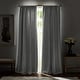 preview thumbnail 5 of 22, Karl Lagerfeld Paris Silky Cloud Blackout Curtain Panel Pair