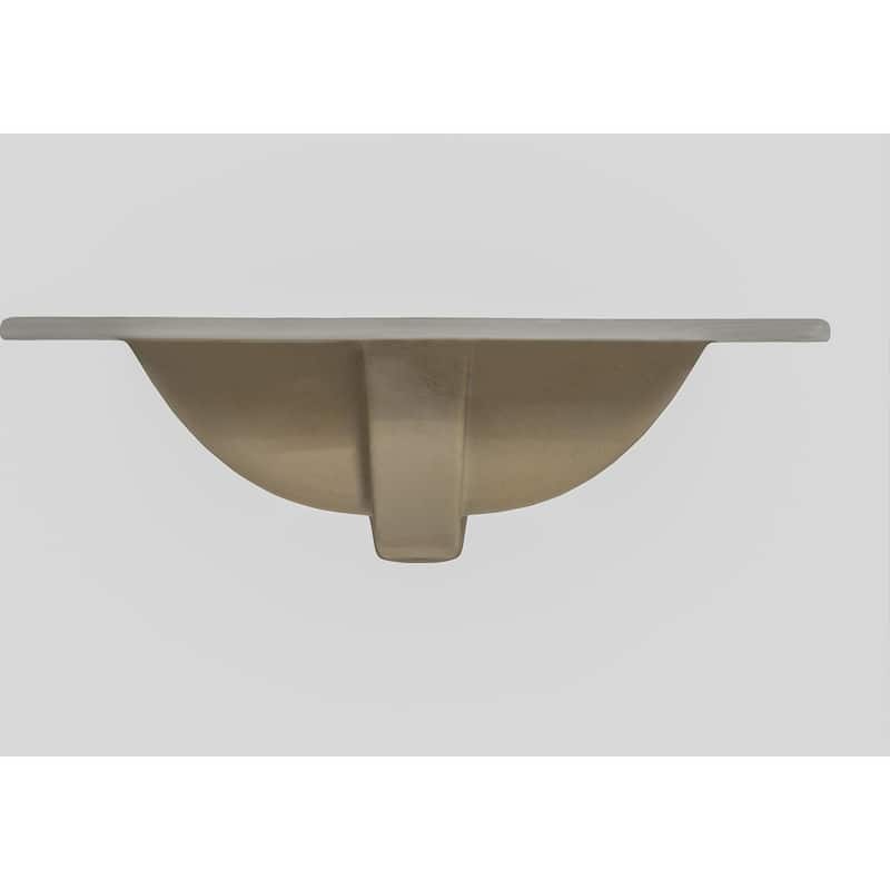 Ackland AKKPS-OMREC-2118-SB 21-1/4" Rectangular Porcelain Drop In