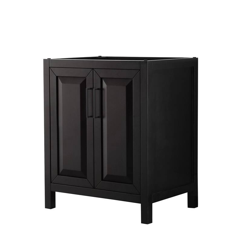 Wyndham Collection Daria 29" Single Free Standing Vanity Cabinet Only