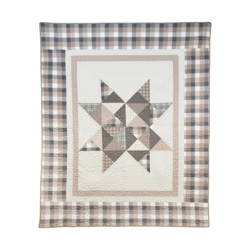 Donna Sharp Smoky Star Cotton Throw